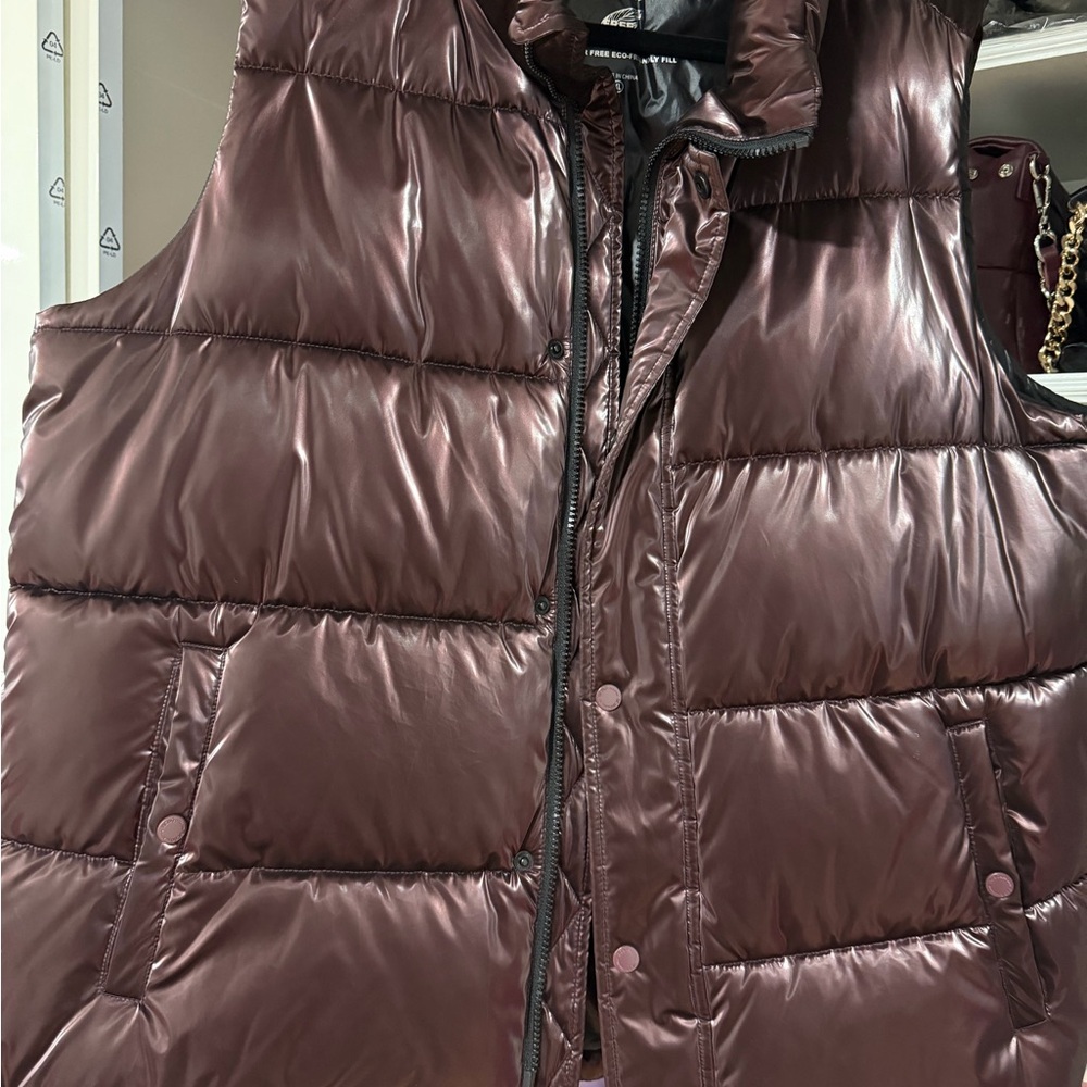 BCBGeneration Glossy Purple Outerwear
